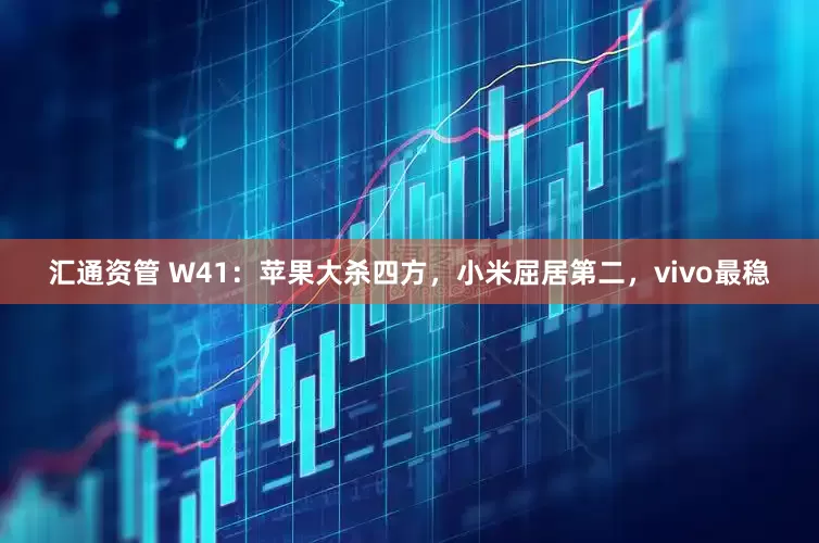 汇通资管 W41：苹果大杀四方，小米屈居第二，vivo最稳