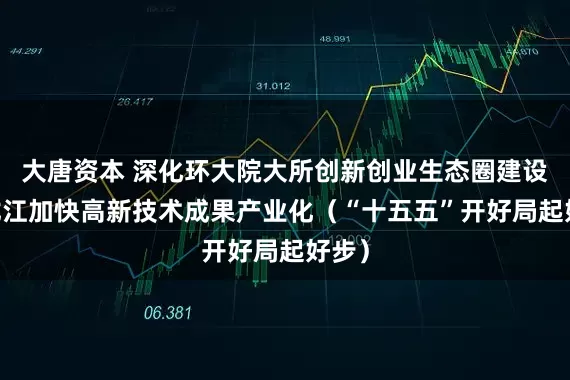 大唐资本 深化环大院大所创新创业生态圈建设 黑龙江加快高新技术成果产业化（“十五五”开好局起好步）